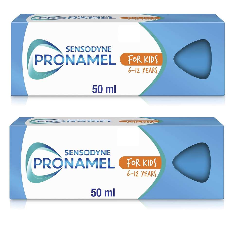 2 x Sensodyne Pronamel Enamel Care Kids Toothpaste For Children 6-12 Years 50ml (£3.09/£2.69 on S&S)