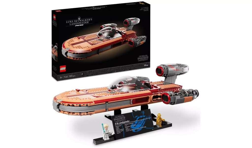 LEGO Star Wars Luke Skywalker's Landspeeder UCS Set 75341 (At Checkout) - Free C&C