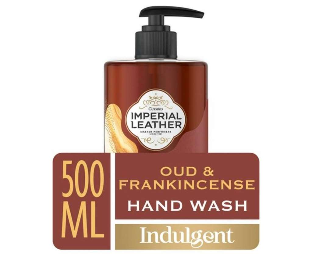 Imperial Leather Indulgent Hand Wash Antibacterial Oud & Frankincense 500ml - Nectar Price