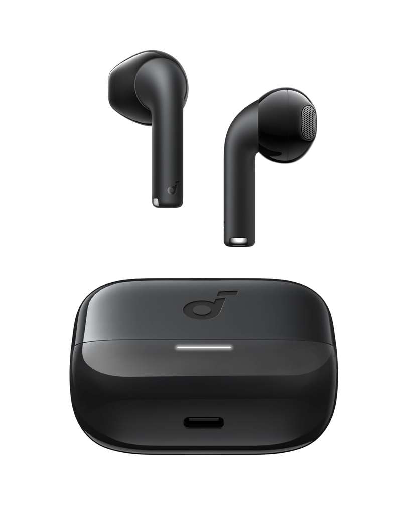 Anker Soundcore K20i, Semi-in-Ear Bluetooth Earbuds, 36H PT, Fast Charge, ENC 2-Mic, Custom EQ, IPX5, BT 5.3 - Sold By Anker Direct FBA