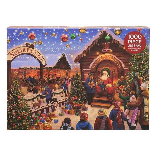 Christmas 1000 piece Santa’s Grotto jigsaw