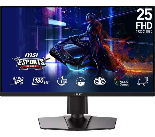 MSI G255PF E2 Full HD 25" 180Hz IPS LED Gaming Monitor