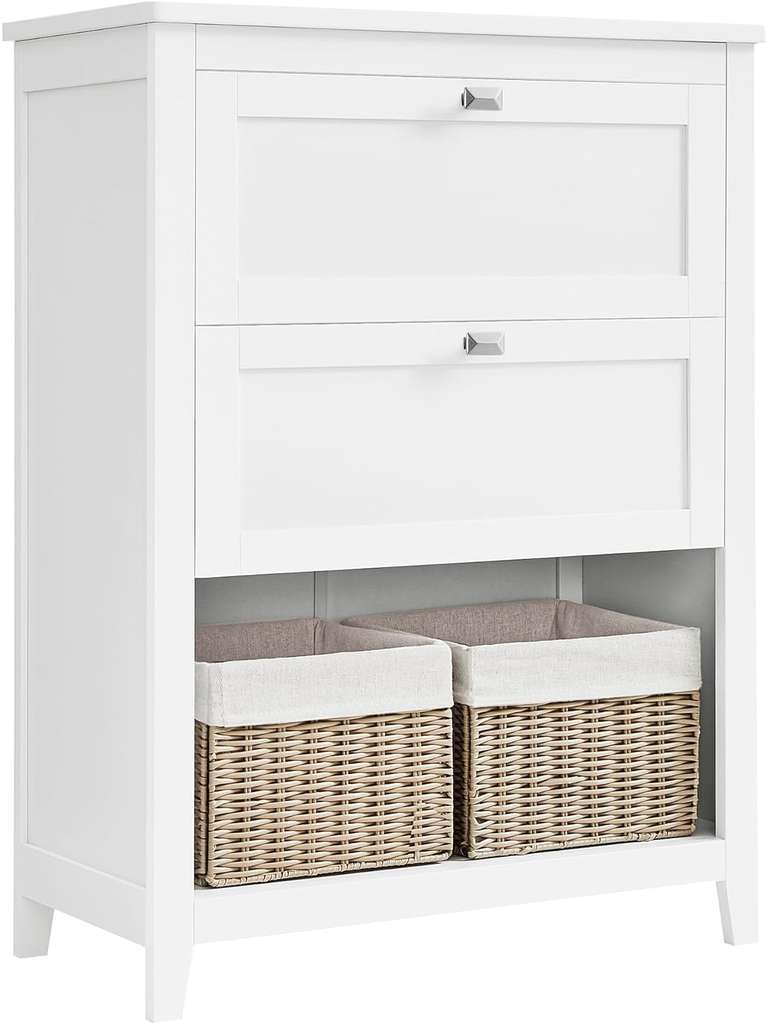 Vasagle Storage Cabinet with 2 Drawers & 2 Baskets W/Code
