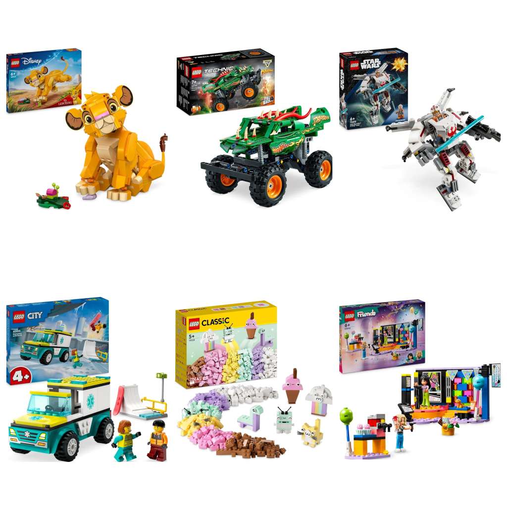 NEW 2 for £20 LEGO Disney 43243 Simba/ Technic 42149 MonsterJam Dragon/ City 60403 Emergency Ambulance / Classic 11028 Creative + more in OP