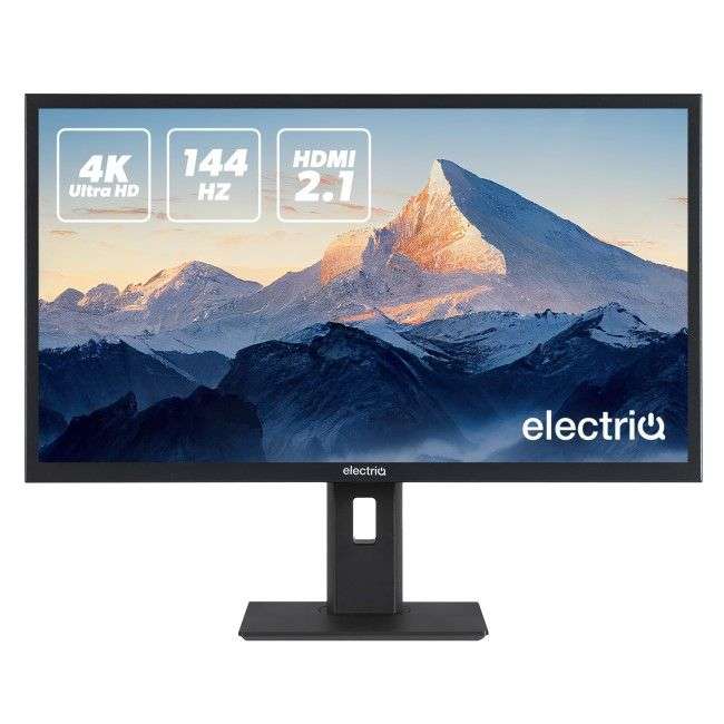 electriQ 28" 4K IPS UHD 144Hz Monitor HDMI 2.1