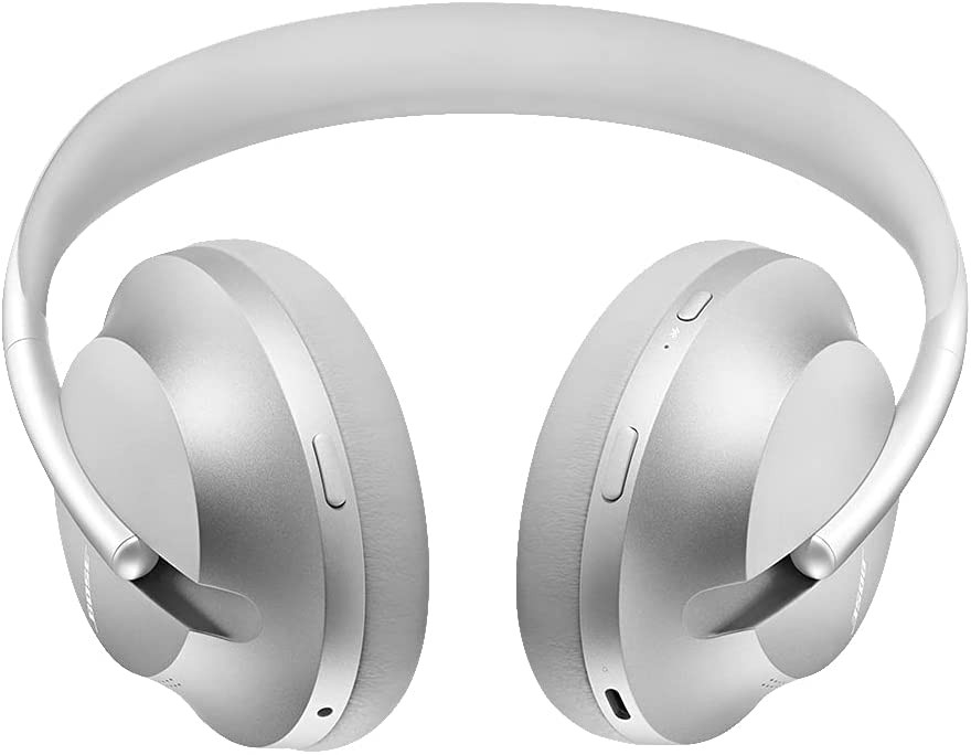 Bose Noise Cancelling Headphones 700 — Over-Ear Wireless Bluetooth Headphones with Built-in Microphone for Clear Calls and Alexa Voice Control, Silver Luxe