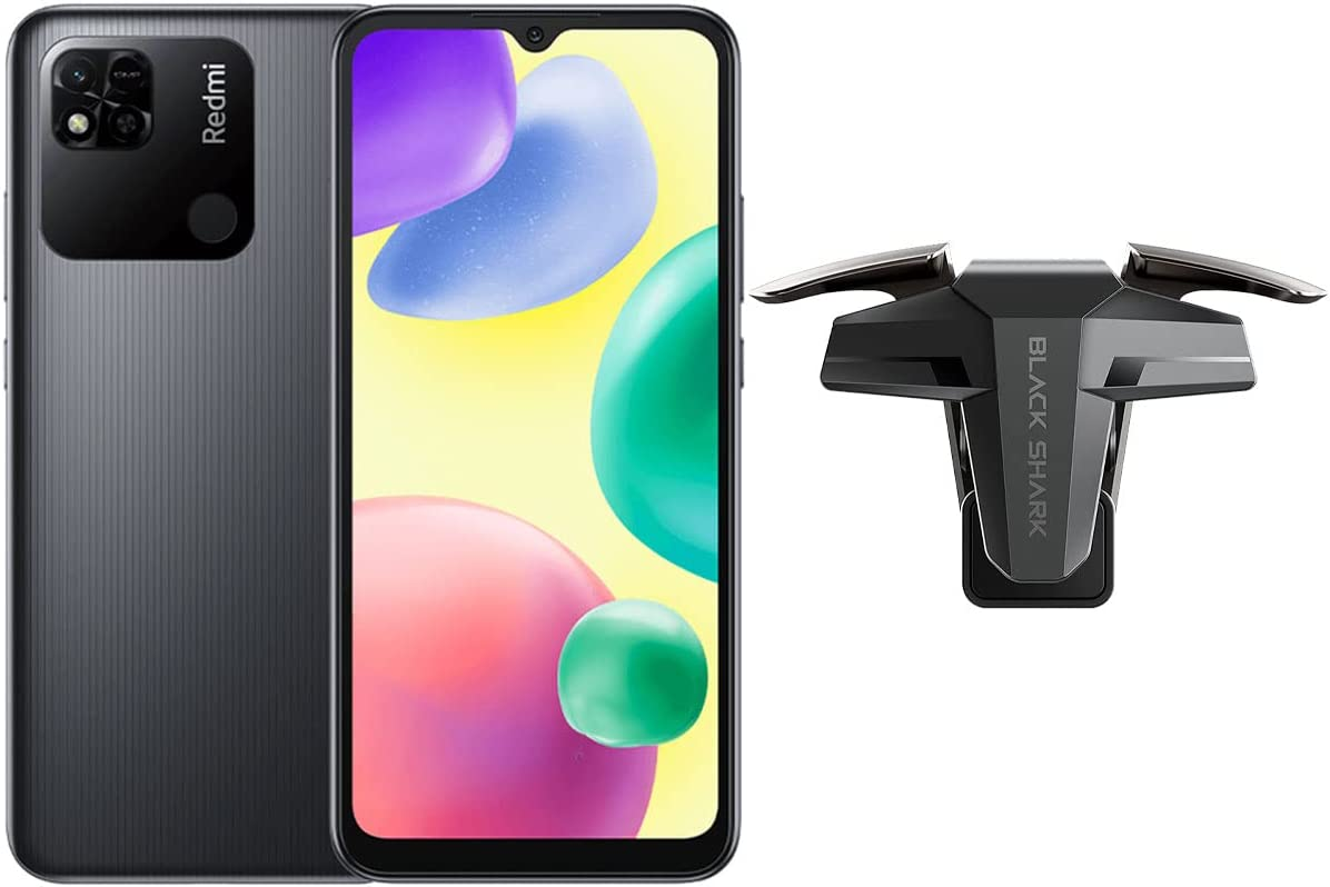Xiaomi Redmi 10A Unlocked Cellphone, 4GB+128GB,6.53" Display,1300MP Dual Rear Camera,5000mAH Battery,4G Volte Smartphone+Gaming Trigger Bundle (Graphite Gray)