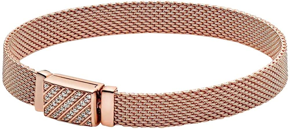 Pandora Pandora Rose Reflective Bracelet for Women, Pavé 589358C01